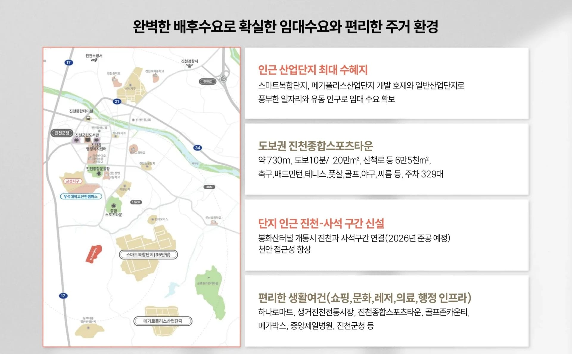 진천 벽산블루밍 라포레스타-입지환경